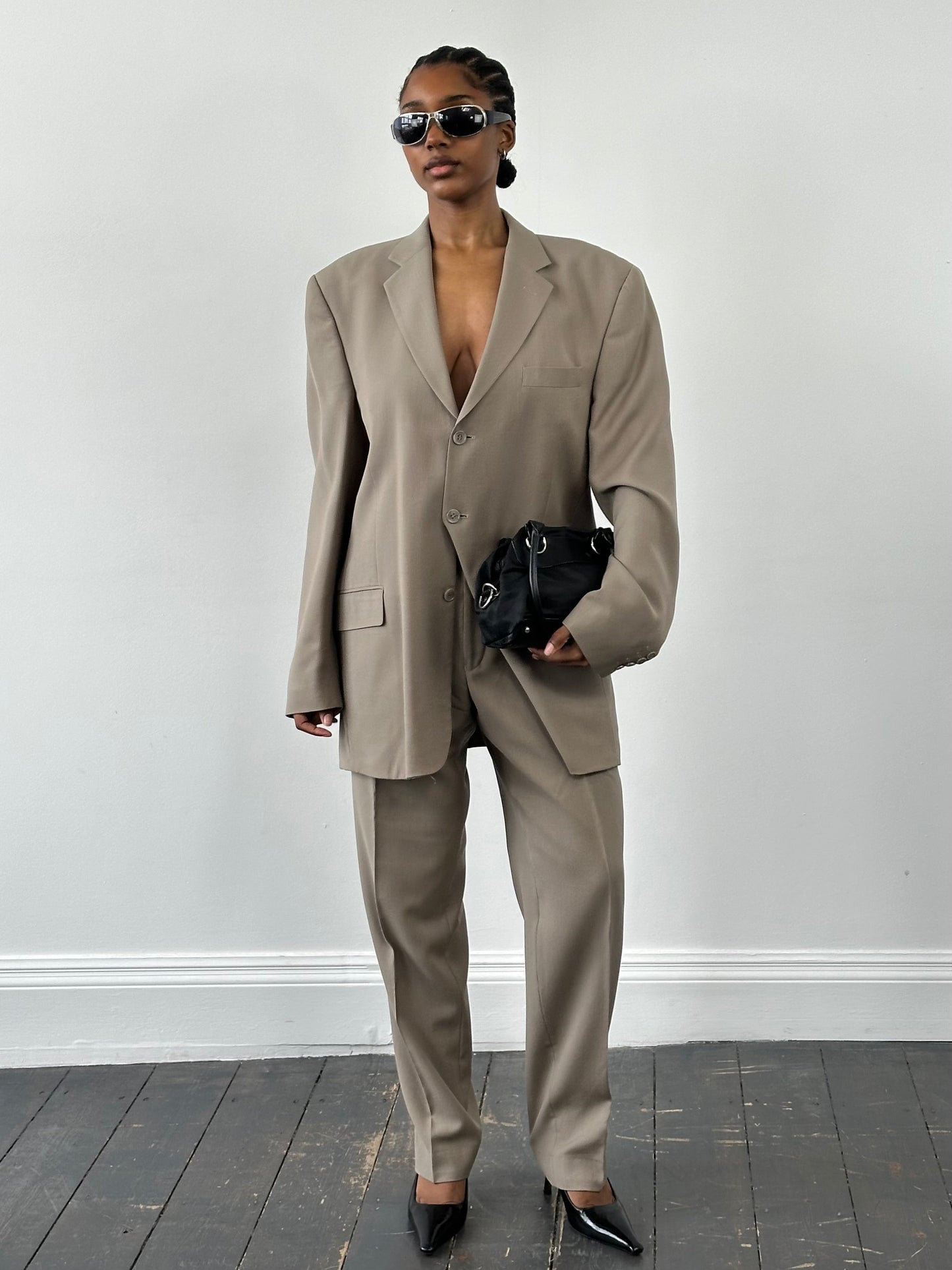 Pierre Cardin 1990s Pure Wool Single Breasted Suit - 42L/W34
