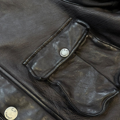 C.P. Company AW/05 Mille Miglia Half Leather Jacket 54 (XXL)