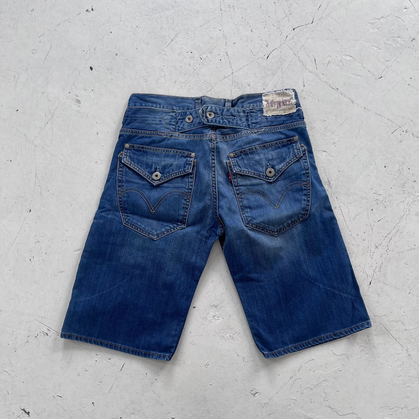 vintage 503 levis buckle back jean shorts | Blue, Blue