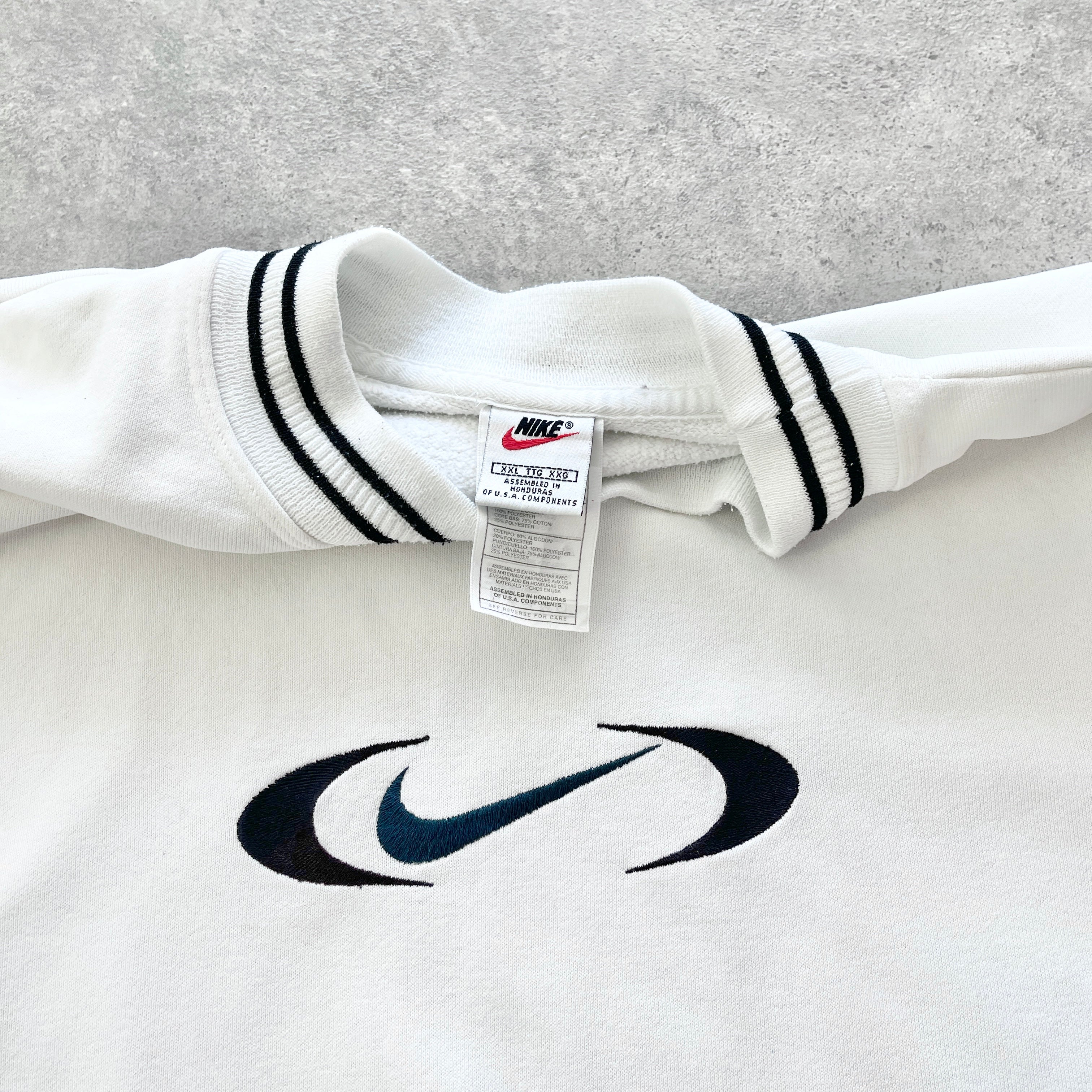 nike rare 90s embroidered sweatshirt
