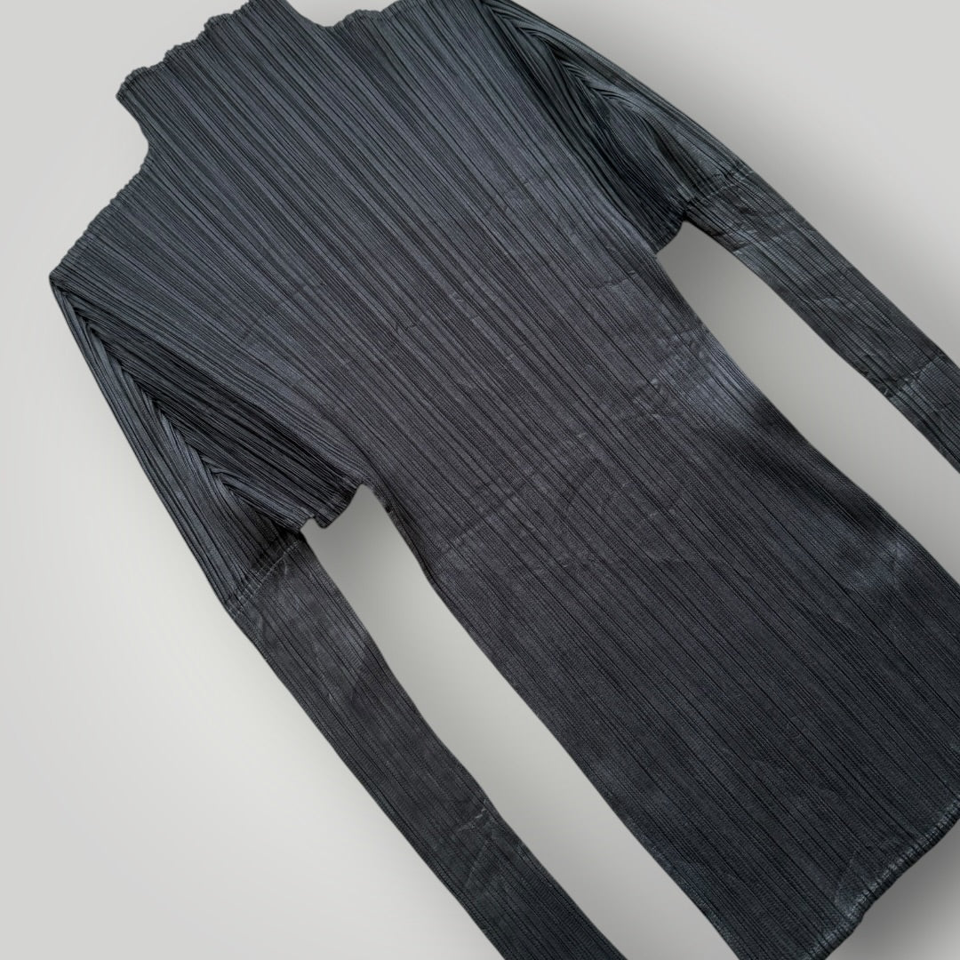 Issey Miyake Pleats Please Funnel Neck Long Sleeve 3