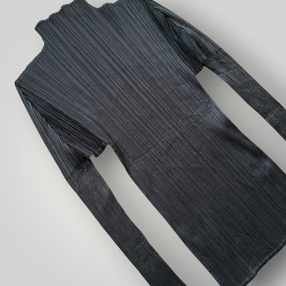Issey Miyake Pleats Please Funnel Neck Long Sleeve 3
