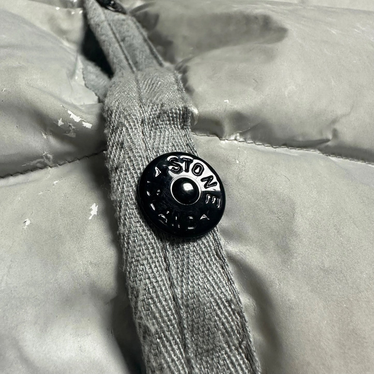 A/W 1993 Chrome Silver Goose Down Reflective Gilet