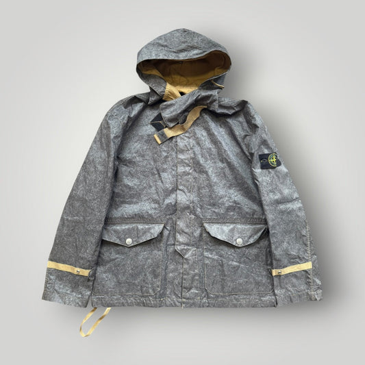 Stone Island SS/02 Laminated Webbing Jacket M | O/S, Grey