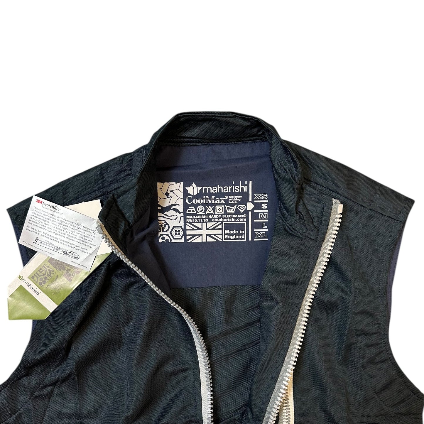 Vintage Maharishi Navy CoolMax Gilet Jacket