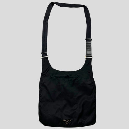 Prada Milano 00’s Nylon 3D Multipocket Crossbody Bag | O/S, Black