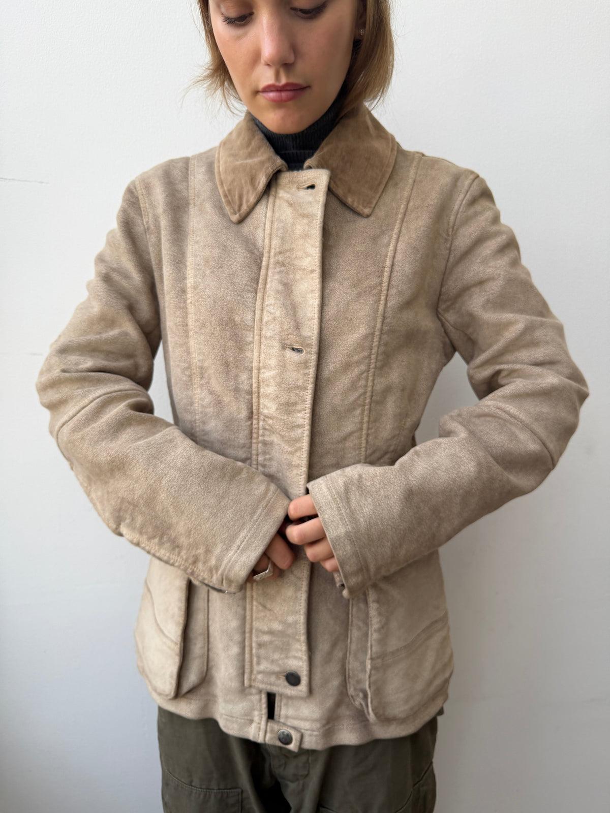 C.P. Company AW03 Moleskin Spalmatura Jacket | 44, Beige