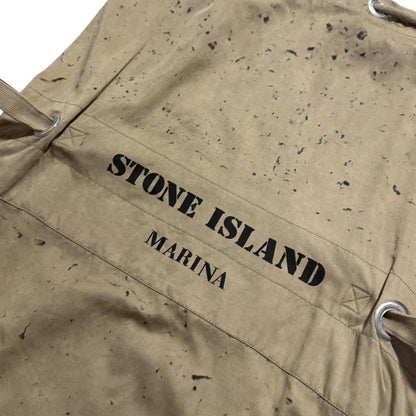 Stone Island Marina Mid 80's Raso Gommato Bucket Bag | Default Title, Beige