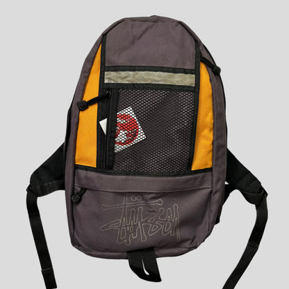 Stussy 90’s Spellout Multipocket Mesh Backpack | O/S, Multicoloured