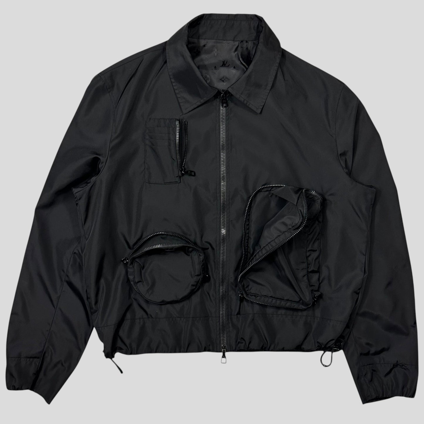 Louis Vuitton by Virgin Abloh 2020 Boxy Nylon Utility Jacket - IT48 (L) | Default Title, Black
