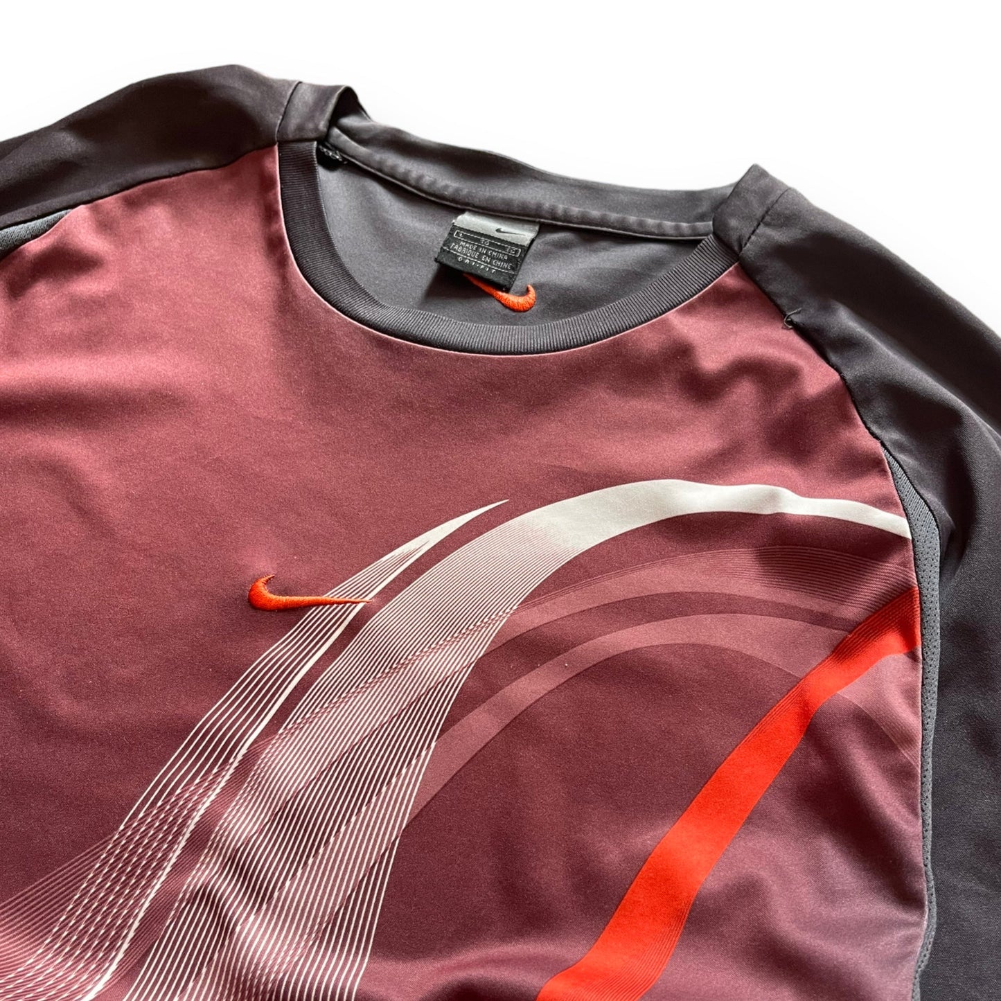 Nike Graphic T-Shirt Brown/Orange (L) | Default Title, Brown