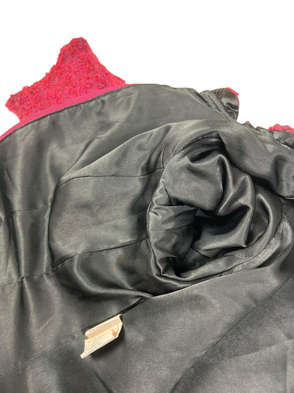 Armani Collezioni 2003 boucle cherry red jacket