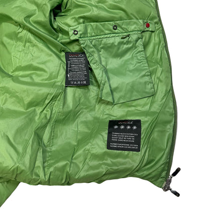 Duvetica Fur Hood Women’s Puffer Jacket In Green ( M )
