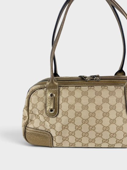 2000s Gucci GG Monogram Princy Handbag | O/S, Beige