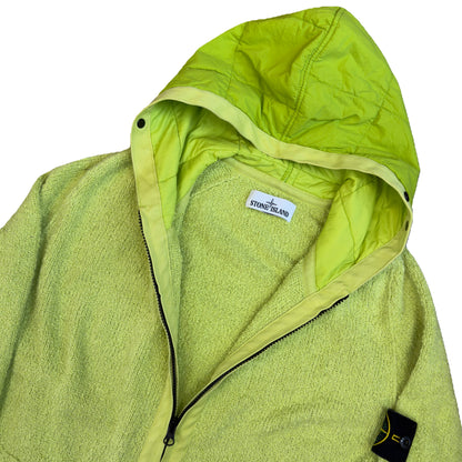 Stone Island AW/19 Knitted Hoodie In Lime Green (L) | Large, Green