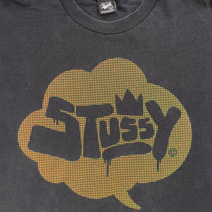2000's Stussy Textured Graphic T-Shirt (M) | Default Title, Multicoloured