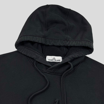 Stone Island AW20 Black Pullover Hoodie - M