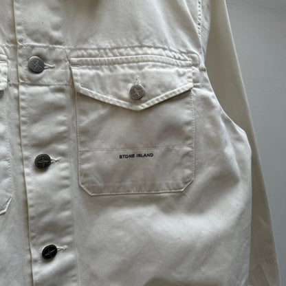 Mid 00’s Stone Island Denim Jacket (L) | Large, White