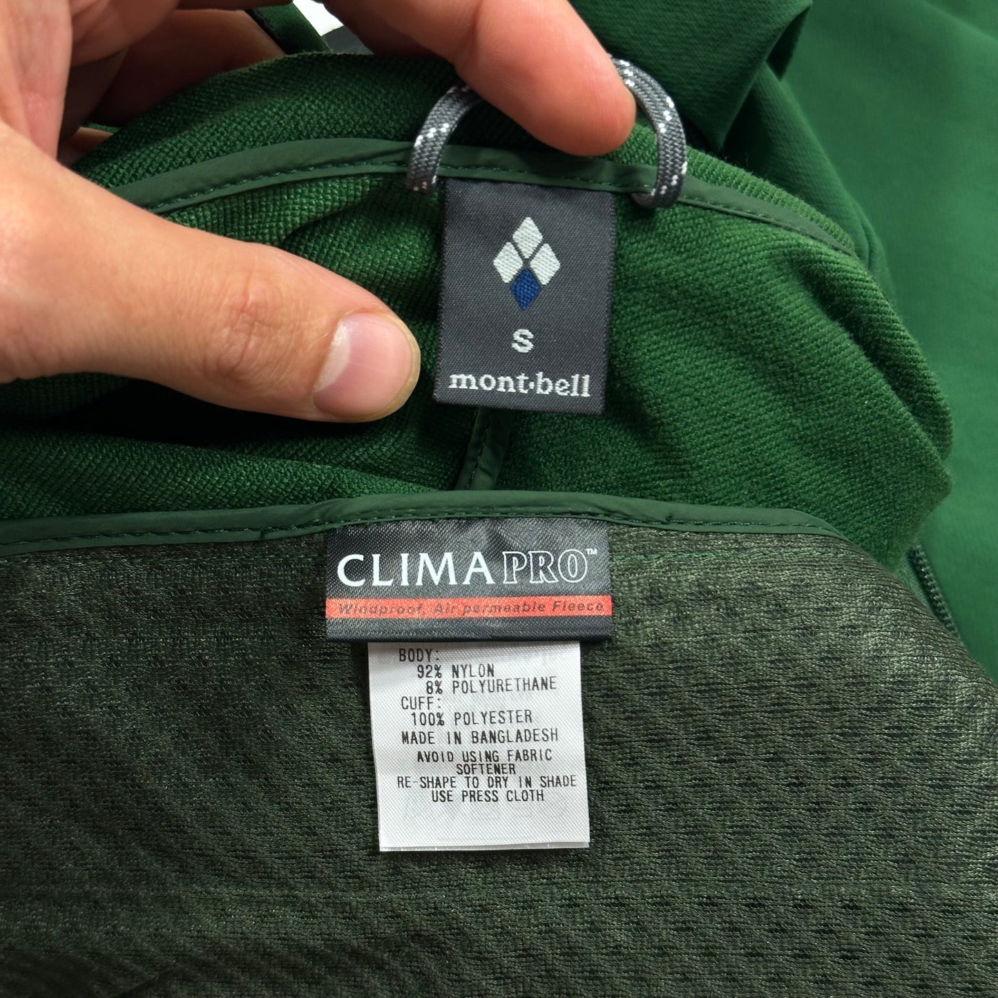 Montbell Green Climapro Softshell Jacket - S | Default Title, Multicoloured