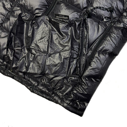 Montbell Superior Down Parka Puffer Jacket In Black & Grey ( L )