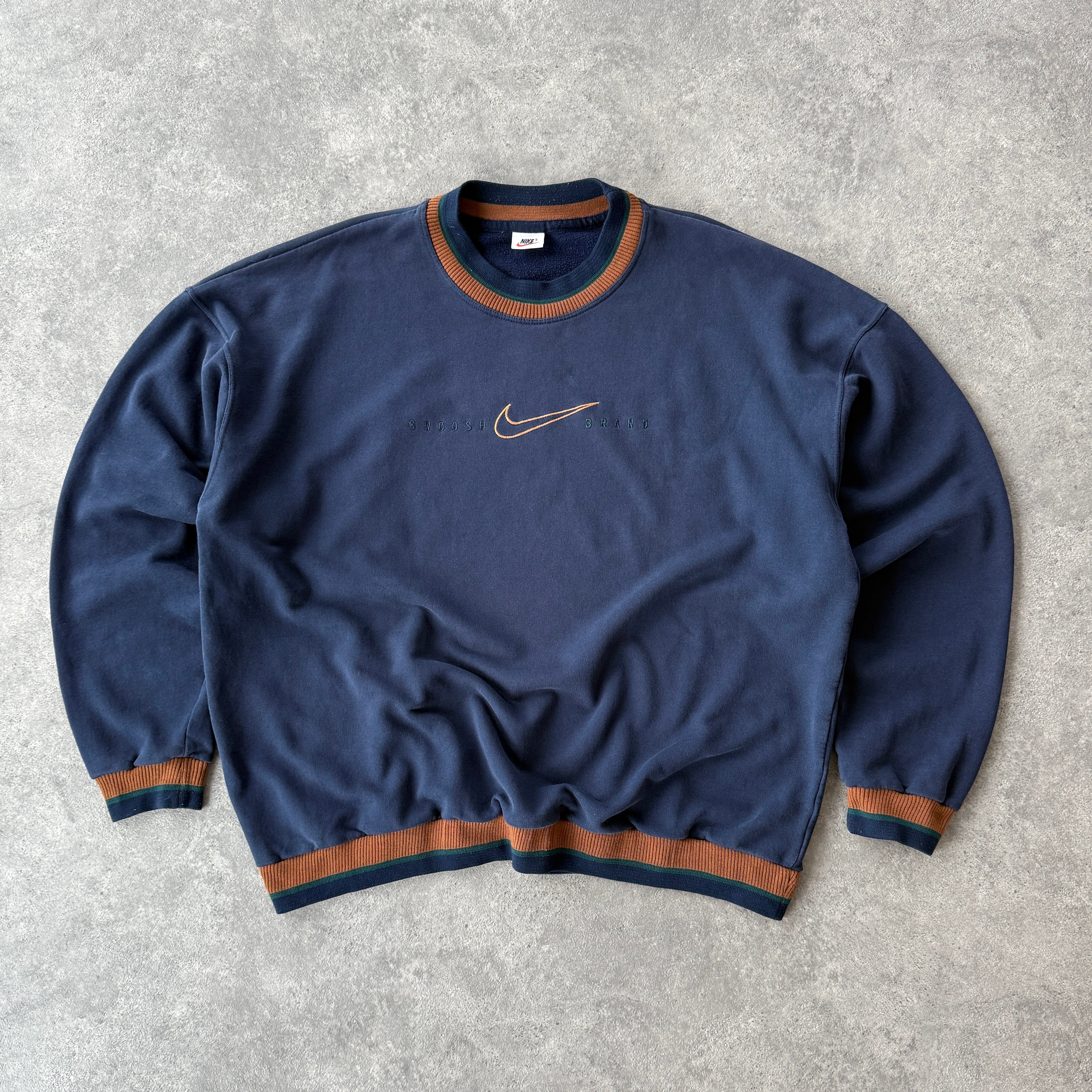 nike rare 90s embroidered sweatshirt
