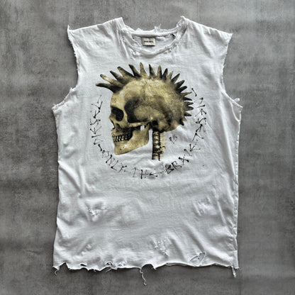 DIESEL DISTRESSED TOP | O/S, Red