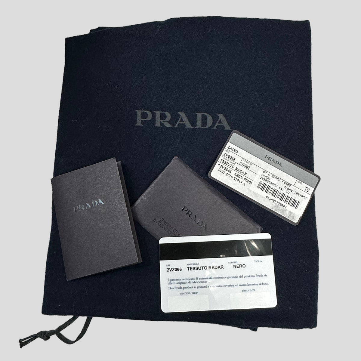Prada SS17 Radar Nylon Tessuto Backpack + Dustbag & Cards | O/S, Red