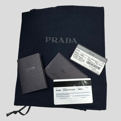Prada SS17 Radar Nylon Tessuto Backpack + Dustbag & Cards | O/S, Red