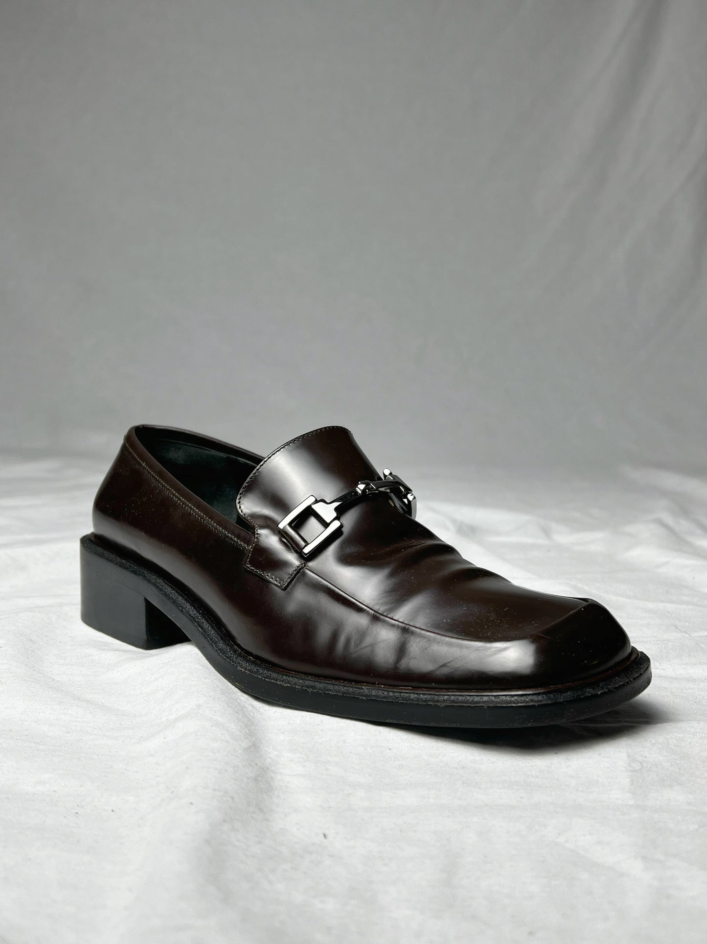 GUCCI SQUARE TOE LOAFER | Default Title, Brown