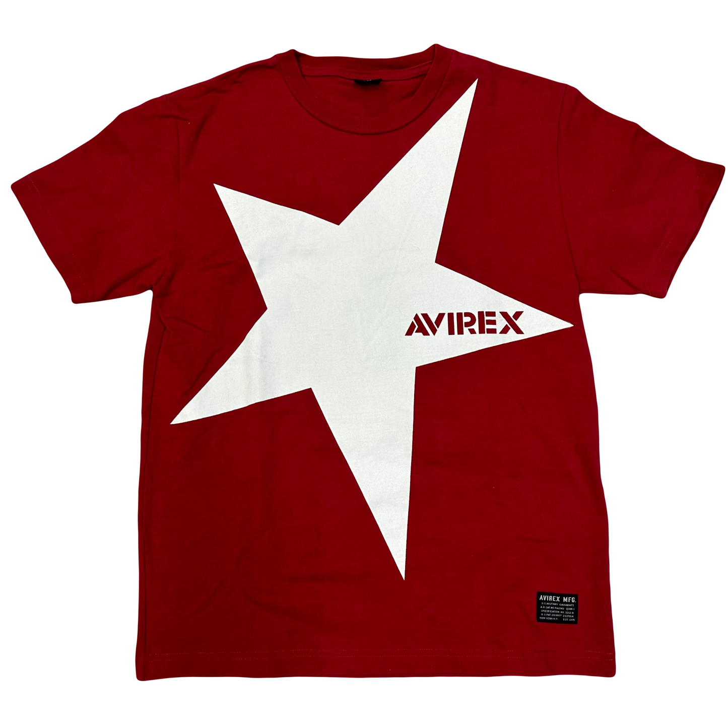 Avirex Star T-Shirt In Red ( M )