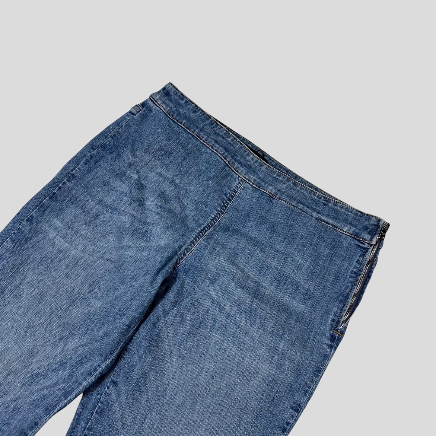 Prada Milano 2018 Logo Tab Lyocell Stretchy Skinny Jeans - 27-29 | Default Title, Black