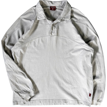 Oakley Software 90’s Longsleeve Polo Shirt XL | XL, Cream