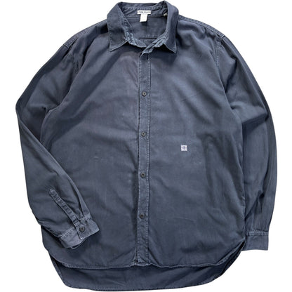 Stone Island 2001 Cotton Shirt XXL | XXL, Navy