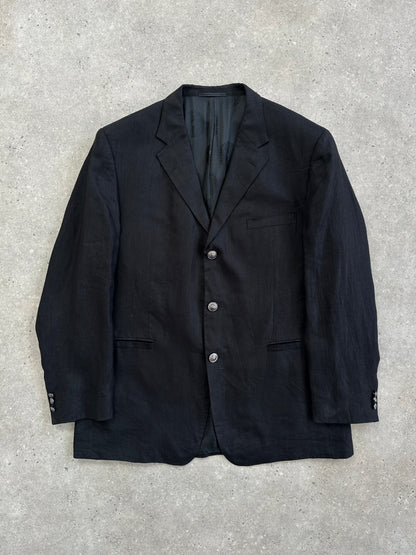 Versace Classic V2 Bespoke Button Pure Linen Single Breasted Blazer - 46R/XL