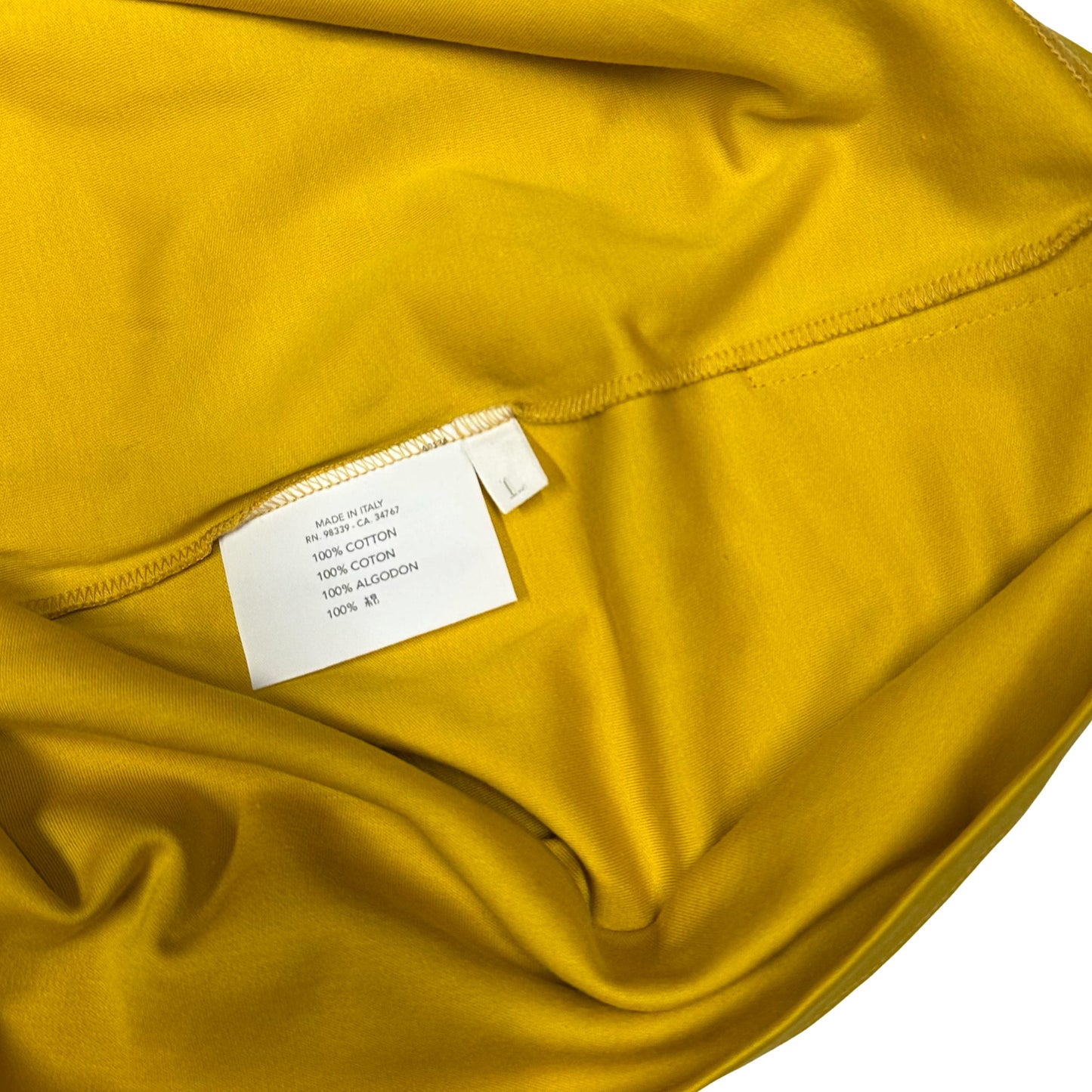 Prada Women’s Long Sleeve Shirt In Yellow ( L )