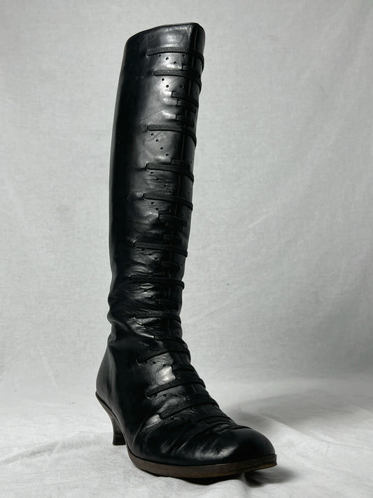 DRIES VAN NOTEN LACE STYLE BOOT