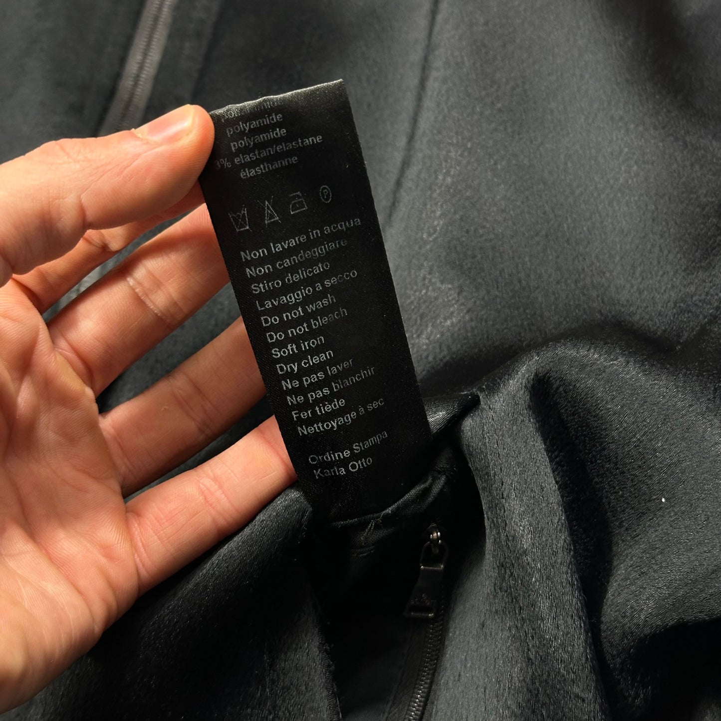 Neil Barrett Textured Viscose Italian Padded Bomber Jacket - S/M