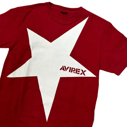 Avirex Star T-Shirt In Red ( M )