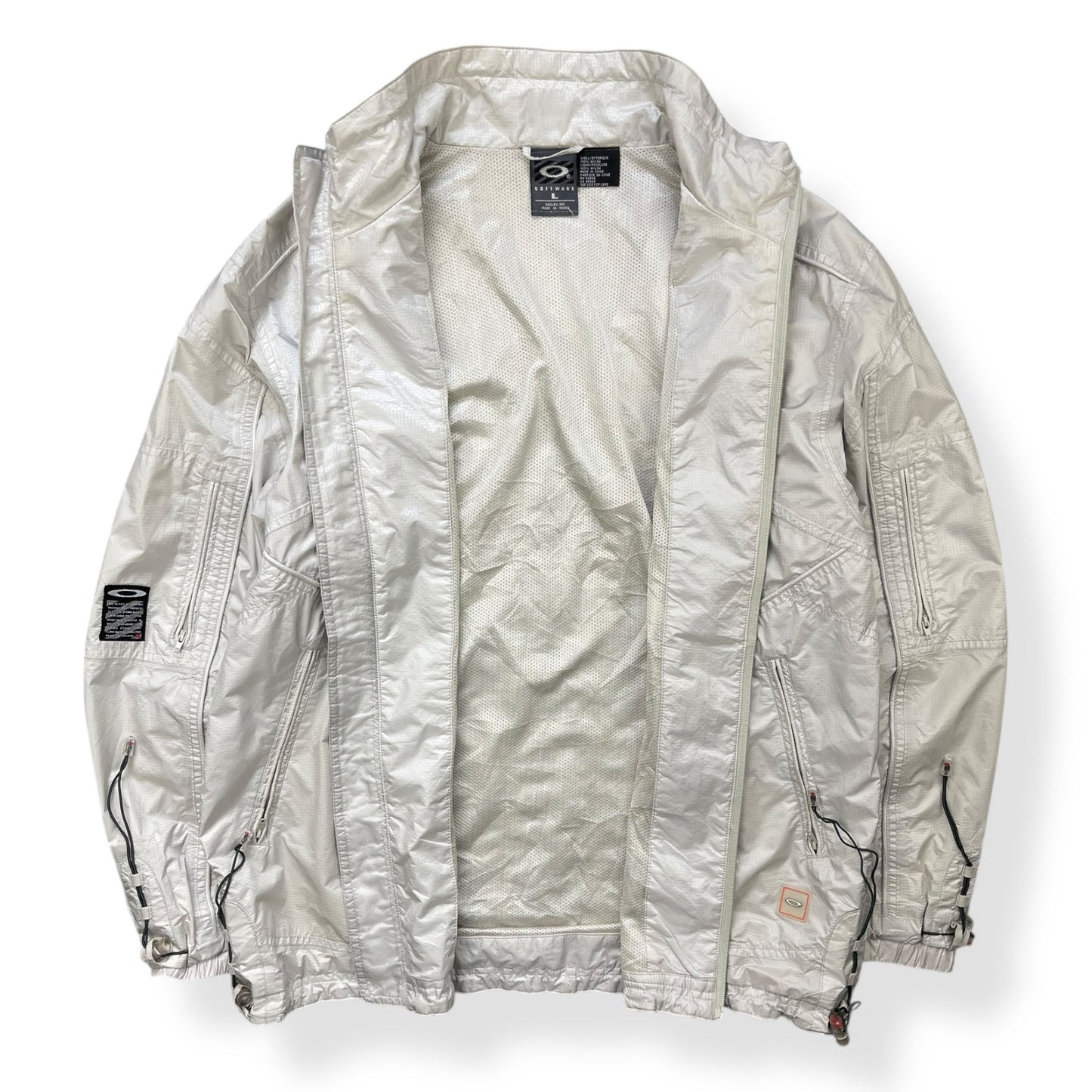 2000's Oakley Software 'Mad Science' Ventilated Jacket (L) | Default Title, Silver