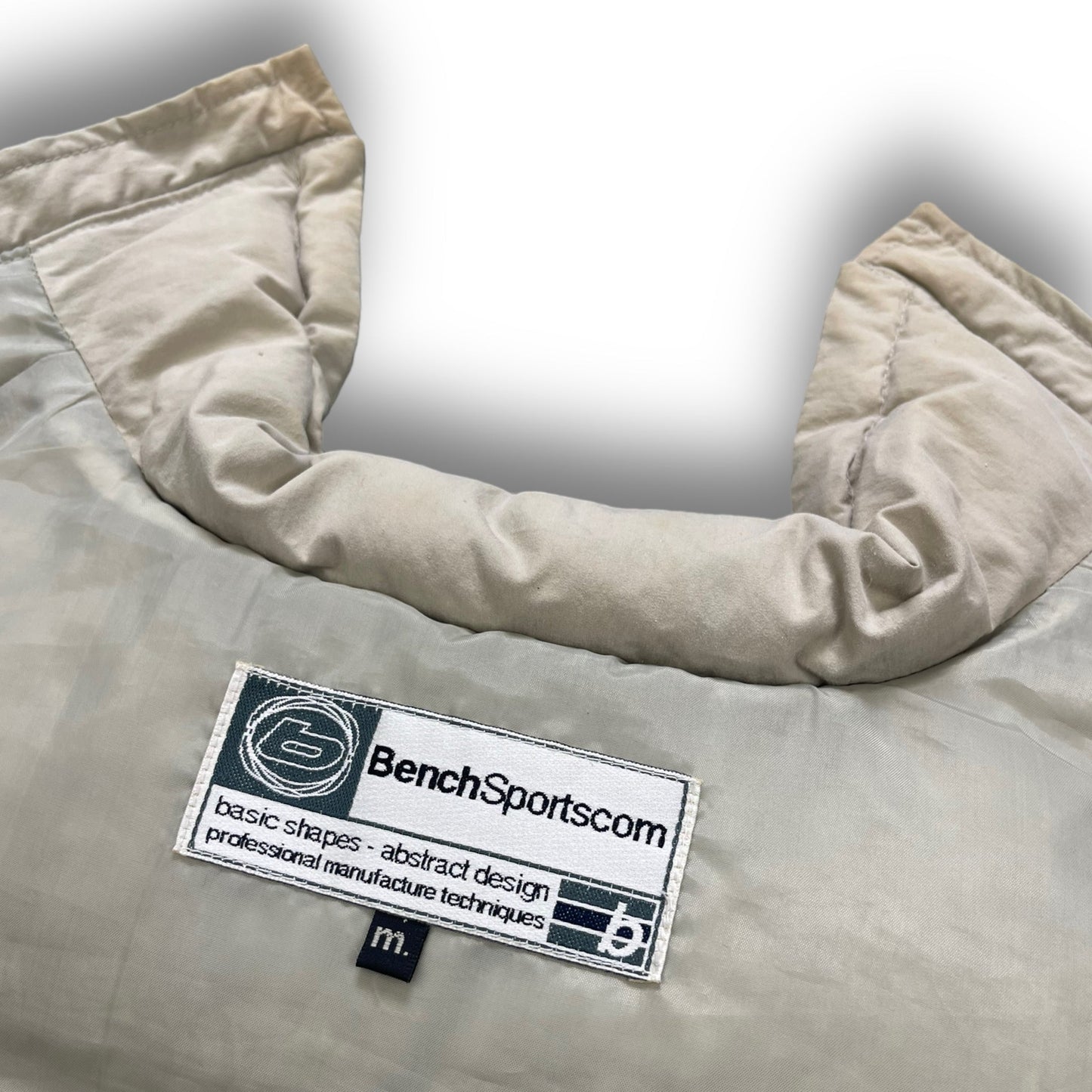 2000's Bench Dual Zip Puffer Gilet (S) | Default Title, Cream