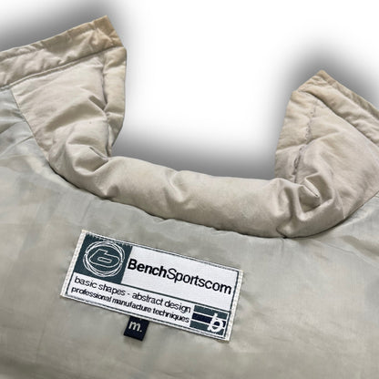 2000's Bench Dual Zip Puffer Gilet (S) | Default Title, Cream