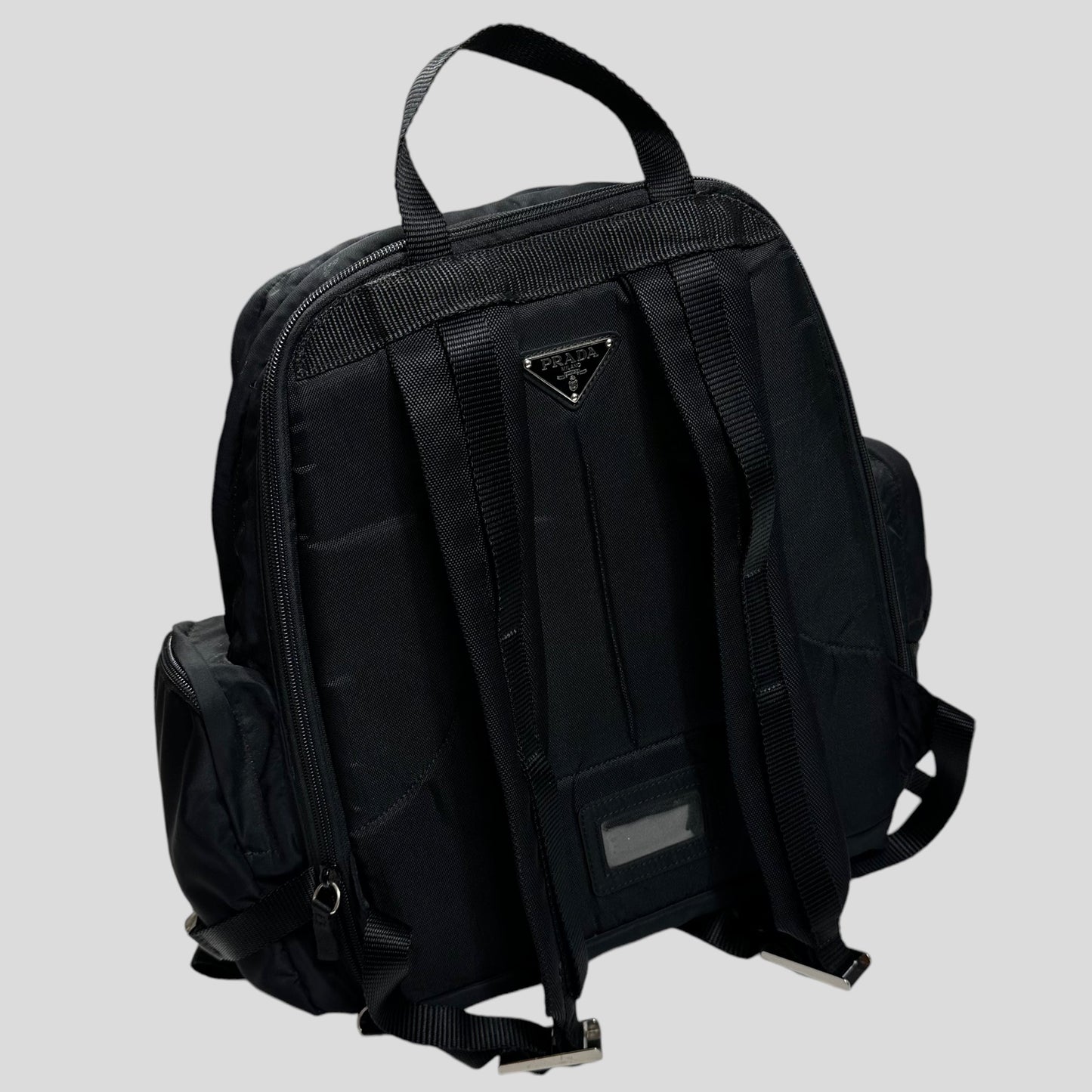 Prada Milano Nylon Multipocket Technical Backpack