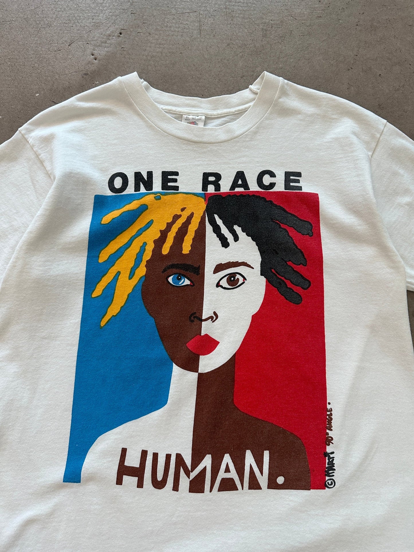 1990 One Race Human T-Shirt - M