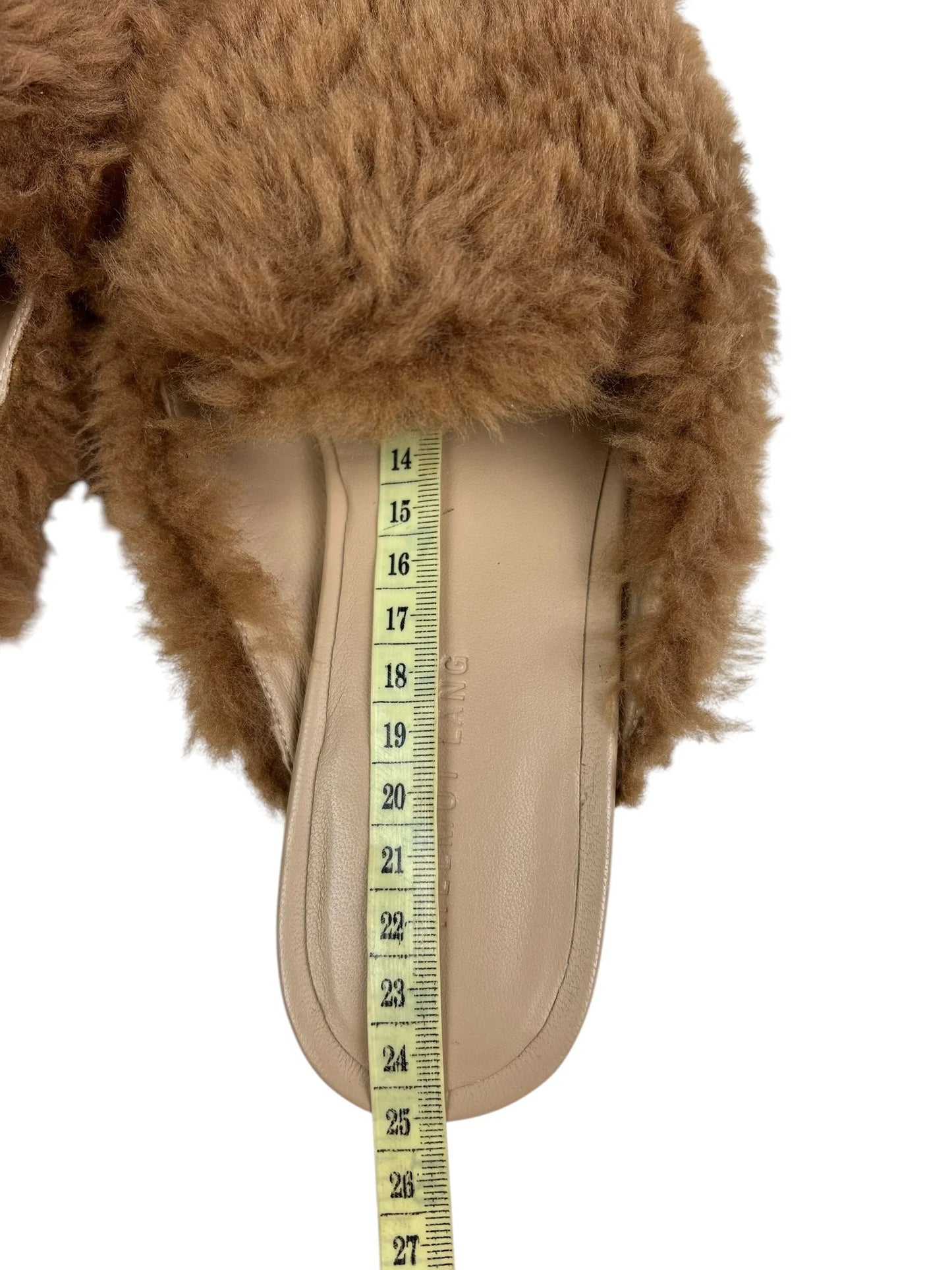 Helmut Lang F/W 2016 shearling mules