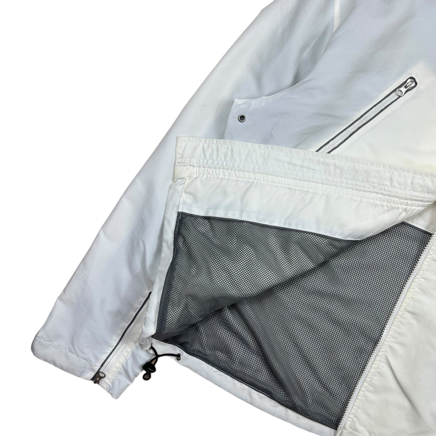 Armani Jeans Short Zip White Jacket