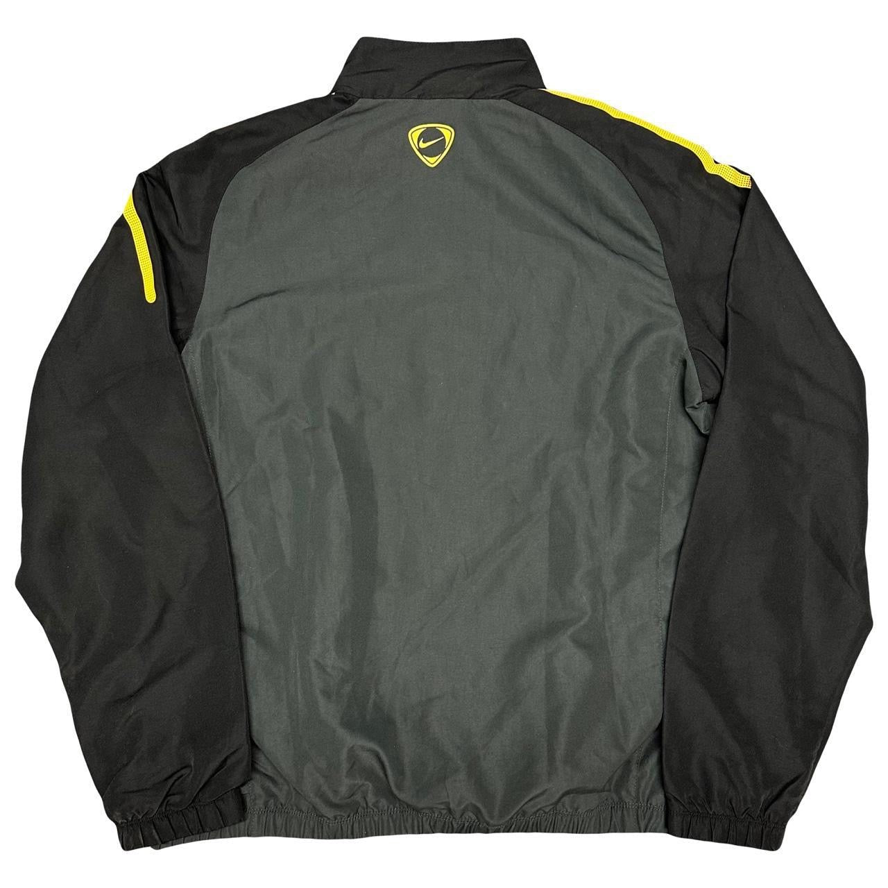 Nike Brazil 2010/11 Tracksuit In Black, Yellow & Grey ( L )