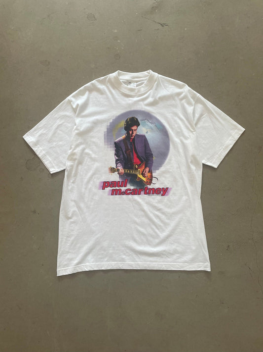 2003 Paul McCartney Back in the World T-Shirt - XL | X-Large, Red