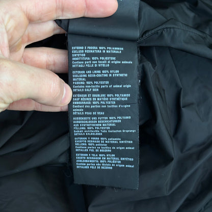 Prada Milano 2016 Nero Black Padded Nylon Windbreaker - S/M