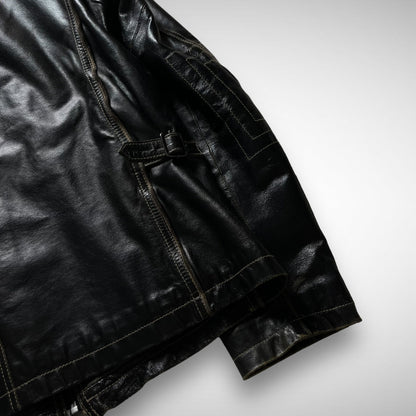 Armani Jeans Leather Jacket (2000s)