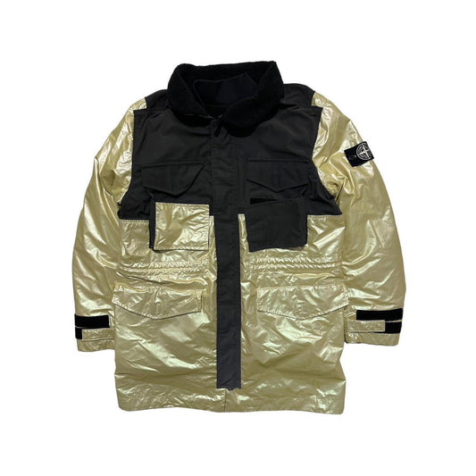 Stone Island Iridescent Coating Tela with Reflex Mat & Reversible Inner Lining